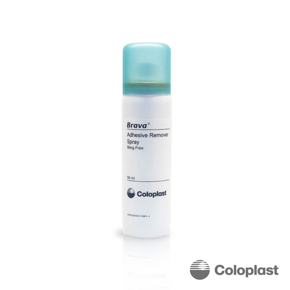 coloplast brava adhesive remover spray